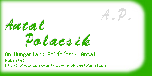 antal polacsik business card